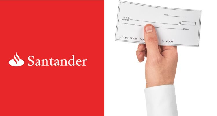 Cambiar cheque en Banco Santander
